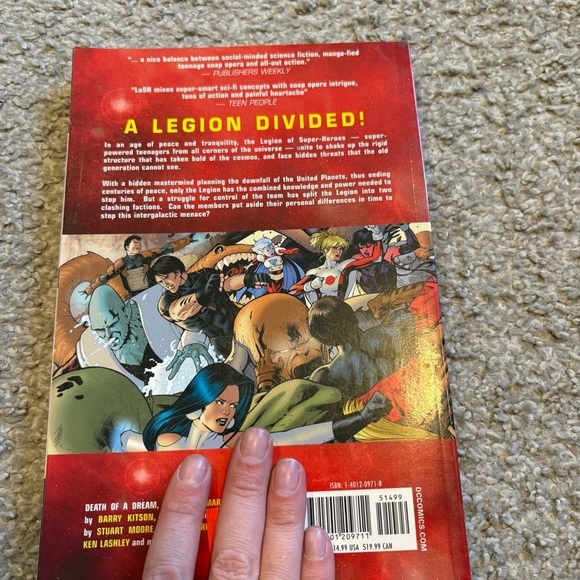 Legion Of Super-Heroes Volume 2 Death Of A Dream TPB re: #7-13 Waid/Kitson NEW - Picture 3 of 3